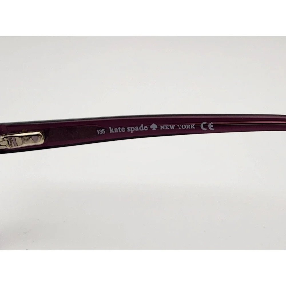 Kate Spade Blakey 0JLG Tortoise on Purple Eyeglasses Frame‎ Flexhinge 135 W CASE